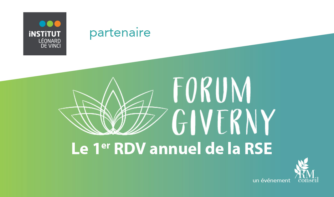 Article l’ILV partenaire du Forum de Giverny, premier RDV annuel de la RSE