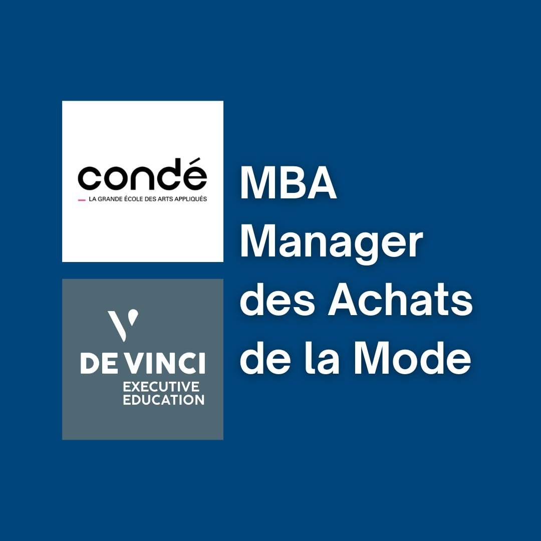 Article Nouveau MBA : De Vinci Executive Education et Condé lancent le MBA Manager des Achats de la Mode