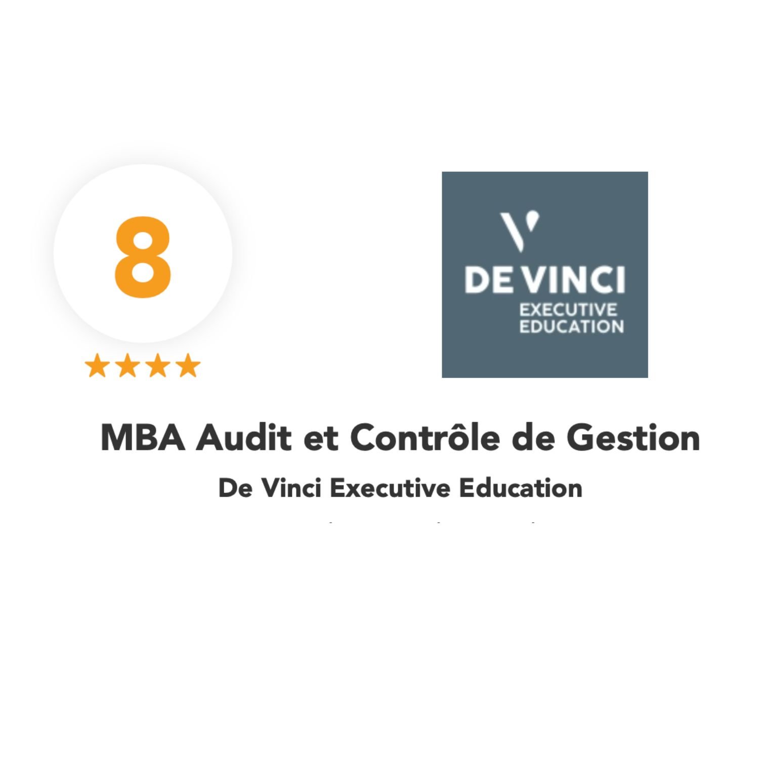 Article Le MBA Audit et Contrôle de Gestion en TOP 10 des Meilleurs Masters, Ms et MBA 2025